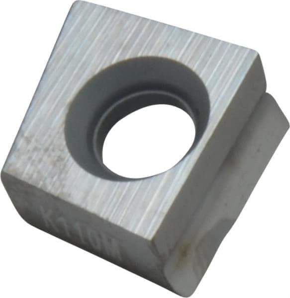 Kennametal - 4.21615 Grade K110M Carbide Milling Insert - Uncoated, 0.158" Thick, 0.4331" Inscribed Circle - USA Tool & Supply