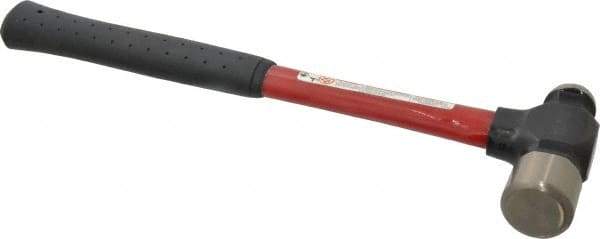 Proto - 1-1/2 Lb Head Ball Pein Hammer - Fiberglass Handle, 1-1/4" Face Diam, 14-3/16" OAL, Fiberglass with Cushion Grip - USA Tool & Supply