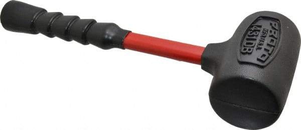 Proto - 64 oz Head 2-5/8" Face Diam Urethane Dead Blow Hammer - 14-3/8" OAL, Fiberglass Handle - USA Tool & Supply