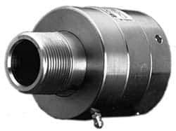 Duff-Norton - 2 NPT Right Hand Rotor Thread, 120" Body Length, Single Ball Bearing, High Pressure, Rotary Union - 80 Max RPM, 2,900 Max psi - USA Tool & Supply