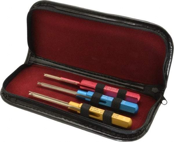 Jonard Tools - IC Connector Tool Kit - For Use with Contact Sizes 12, 16, 20 - USA Tool & Supply