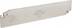 Iscar - 2.0709" Blade Height, 0.236" Blade Width, 10.236" OAL, Neutral Cut, Single End Indexable Cut-Off Blade - TGFH Blade, Tang-Grip Series - USA Tool & Supply