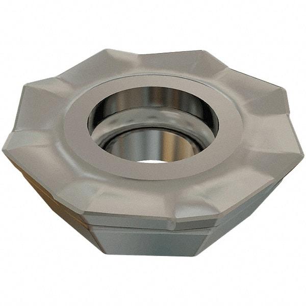 Iscar - OEMT060405 76 Grade IC330 Carbide Milling Insert - TiCN/TiN Finish, 0.1866" Thick, 9/16" Inscribed Circle, 0.5mm Corner Radius - USA Tool & Supply