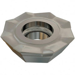 Iscar - OEMT060405 76 Grade IC330 Carbide Milling Insert - TiCN/TiN Finish, 0.1866" Thick, 9/16" Inscribed Circle, 0.5mm Corner Radius - USA Tool & Supply