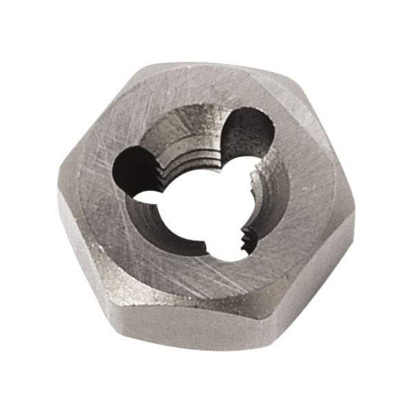 Union Butterfield - 11/16-11 UNS Thread, 1-7/16" Hex, Right Hand Thread, Hex Rethreading Die - Chromium Steel, 3/4" Thick, Series 2025 - Exact Industrial Supply