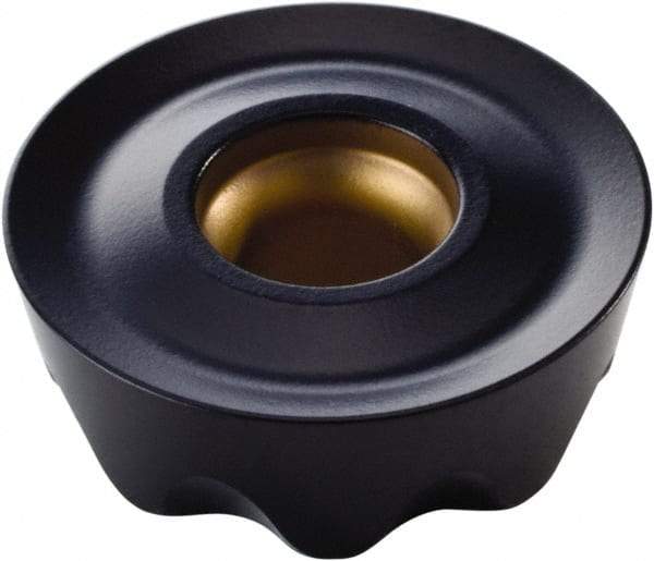 Kennametal - RPET1204M0 Grade KCPK30 Carbide Milling Insert - TiN/TiCN/Al2O3 Finish, 3/16" Thick, 12mm Inscribed Circle - USA Tool & Supply