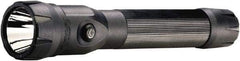 Streamlight - White LED Bulb, 385 Lumens, Industrial/Tactical Flashlight - Black Plastic Body, 1 AA Battery Included - USA Tool & Supply