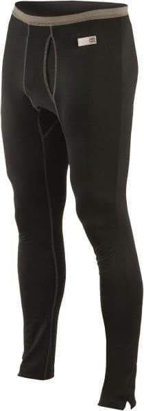 Ergodyne - Size M Polyester & Spandex Cold Weather Base Layer - Elastic Closure, No Pockets, 38" Waist, 26" Inseam, Black - USA Tool & Supply