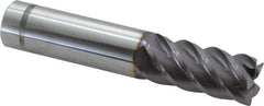 Niagara Cutter - 3/4", 5 Flute, Single End, Solid Carbide, 0.03" Corner Radius End Mill - 4" OAL, 45° Helix, Right Hand Flute, 1-5/8" LOC, Right Hand Cut - USA Tool & Supply