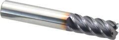 Niagara Cutter - 7/16", 5 Flute, Single End, Solid Carbide, 0.06" Corner Radius End Mill - 2-3/4" OAL, 45° Helix, Right Hand Flute, 1" LOC, Right Hand Cut - USA Tool & Supply