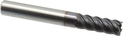 Niagara Cutter - 5/16", 5 Flute, Single End, Solid Carbide, 0.02" Corner Radius End Mill - 2-1/2" OAL, 45° Helix, Right Hand Flute, 13/16" LOC, Right Hand Cut - USA Tool & Supply