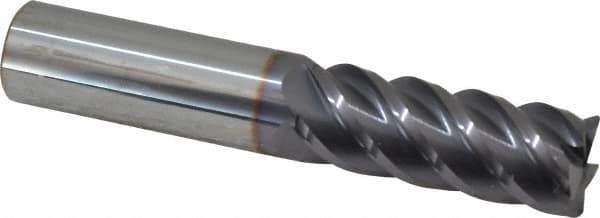 Niagara Cutter - 5/8", 5 Flute, Single End, Solid Carbide, 0.03" Corner Radius End Mill - 3-1/2" OAL, 45° Helix, Right Hand Flute, 1-5/8" LOC, Right Hand Cut - USA Tool & Supply