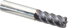 Niagara Cutter - 1/2", 5 Flute, Single End, Solid Carbide, 0.06" Corner Radius End Mill - 3" OAL, 45° Helix, Right Hand Flute, 1-1/4" LOC, Right Hand Cut - USA Tool & Supply