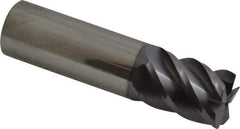 Niagara Cutter - 3/4", 5 Flute, Single End, Solid Carbide, 0.03" Corner Radius End Mill - 3" OAL, 45° Helix, Right Hand Flute, 1" LOC, Right Hand Cut - USA Tool & Supply