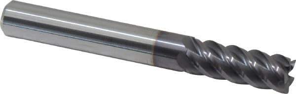 Niagara Cutter - 5/16", 5 Flute, Single End, Solid Carbide, 0.015" Corner Radius End Mill - 2-1/2" OAL, 45° Helix, Right Hand Flute, 13/16" LOC, Right Hand Cut - USA Tool & Supply