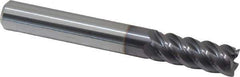 Niagara Cutter - 5/16", 5 Flute, Single End, Solid Carbide, 0.015" Corner Radius End Mill - 2-1/2" OAL, 45° Helix, Right Hand Flute, 13/16" LOC, Right Hand Cut - USA Tool & Supply