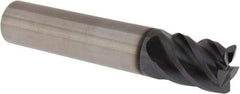 Niagara Cutter - 3/8", 5 Flute, Single End, Solid Carbide, 0.015" Corner Radius End Mill - 2" OAL, 45° Helix, Right Hand Flute, 1/2" LOC, Right Hand Cut - USA Tool & Supply