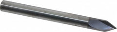 Niagara Cutter - 1/4" Diam 2 Flute Single End Solid Carbide Chamfer Mill - USA Tool & Supply