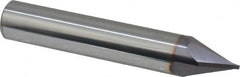 Niagara Cutter - 1/2" Diam 2 Flute Single End Solid Carbide Chamfer Mill - USA Tool & Supply