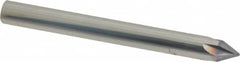 Niagara Cutter - 1/4" Diam 4 Flute Single End Solid Carbide Chamfer Mill - USA Tool & Supply