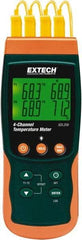 Extech - -58 to 2372°F, Temp Recorder - USA Tool & Supply