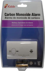 Kidde - CO Alarm - 85 dB Decibel Rating, AA Battery Included, Wall or Ceiling Mount, Electrochemical Sensor - USA Tool & Supply