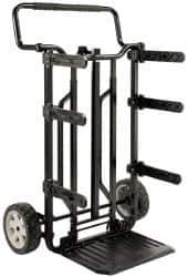 DeWALT - 175 Lb Capacity 37-5/8" OAH DS Carrier - 16-1/2 x 11-1/2" Base Plate, Swept Back, Continuous Handle, Steel/Plastic/Rubber, Rubber Wheels - USA Tool & Supply