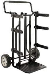 DeWALT - 175 Lb Capacity 37-5/8" OAH DS Carrier - 16-1/2 x 11-1/2" Base Plate, Swept Back, Continuous Handle, Steel/Plastic/Rubber, Rubber Wheels - USA Tool & Supply