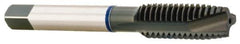 Accupro - M8x1.25, 3 Flute, Oxide Finish, Vanadium High Speed Steel Spiral Point Tap - Plug Chamfer, Right Hand Thread, 69mm OAL, 22mm Thread Length, 8.077mm Shank Diam - Exact Industrial Supply