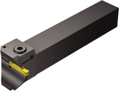 Sandvik Coromant - G123, Left Hand, 1/2" Max Depth of Cut, Indexable Grooving Tool Holder - N123H2-0400-0004-TF Insert Compatibility, 1" Shank Height, 1" Shank Width, 6.1181" OAL - USA Tool & Supply