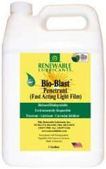 Renewable Lubricants - 1 Gal Bottle Thin Oily Film Penetrant/Lubricant - -22°F to 208°F - USA Tool & Supply