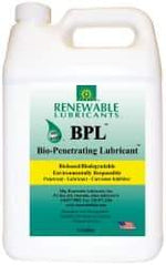 Renewable Lubricants - 1 Gal Bottle Thin Oily Film Penetrant/Lubricant - -22°F to 295°F - USA Tool & Supply