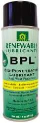 Renewable Lubricants - 11 oz Aerosol Thin Oily Film Penetrant/Lubricant - -22°F to 295°F - USA Tool & Supply