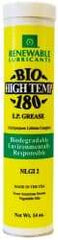 Renewable Lubricants - 14 oz Cartridge Biobased Extreme Pressure Grease - Green, Extreme Pressure & High Temperature, 285°F Max Temp, NLGIG 2, - USA Tool & Supply