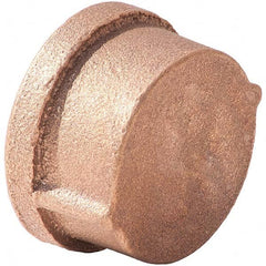 Merit Brass - Brass & Chrome Pipe Fittings Type: Cap Fitting Size: 3 - USA Tool & Supply
