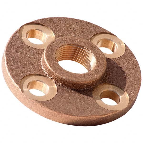 Merit Brass - Brass & Chrome Plated Flanges Style: Companion Pipe Size: 4 (Inch) - USA Tool & Supply