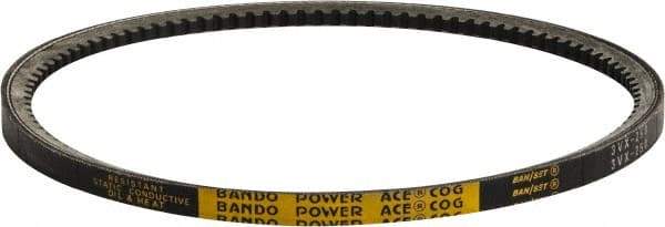 Bando - Section 3VX, 3/8" Wide, 118" Outside Length, V-Belt - Black, No. 3VX1180 - USA Tool & Supply