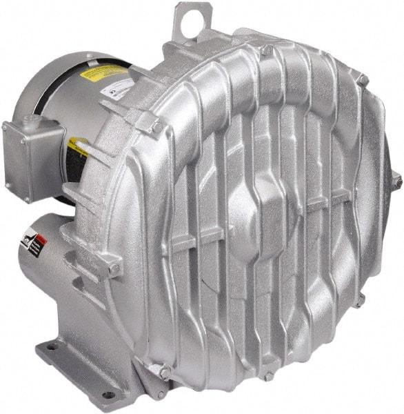 Gast - Regenerative Air Blowers Horsepower: 5-1/2 Cubic Feet per Minute: 290.00 - USA Tool & Supply