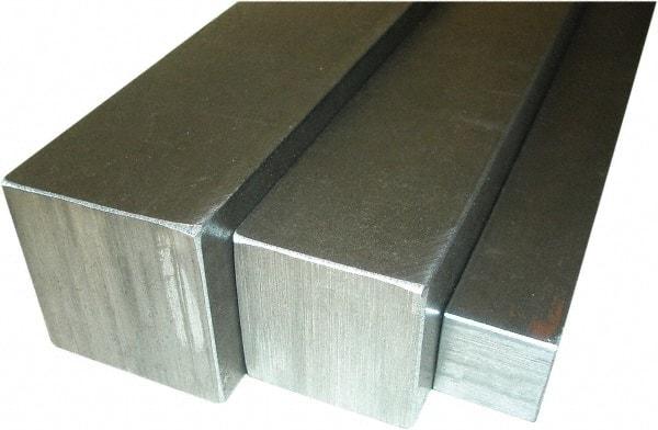 Value Collection - 1-1/2" Square x 6" Long Steel Square Bar - 1018 Steel - USA Tool & Supply