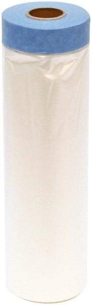 TRIMACO - Medium Weight HDPE Plastic Drop Cloth - 72' x 4', 0.004" Thick, Tape & Drape - USA Tool & Supply