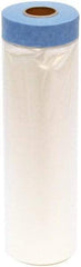 TRIMACO - Medium Weight HDPE Plastic Drop Cloth - 72' x 4', 0.004" Thick, Tape & Drape - USA Tool & Supply
