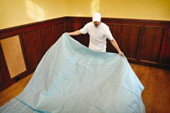 TRIMACO - Medium Weight Coated Sontara Drop Cloth - 12' x 9', 0.001" Thick, One Tuff Professional Grade - USA Tool & Supply