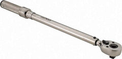 CDI - 1/2" Drive Micrometer Torque Wrench - 34 N/m to 197 N/m Torque, 19" OAL, 1.4 N/m Graduation, Pear Head - USA Tool & Supply