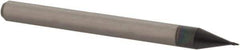 Accupro - 1/64", 0.022" LOC, 1/8" Shank Diam, 1-1/2" OAL, 2 Flute, Solid Carbide Square End Mill - Single End, AlTiN Finish, Spiral Flute, 30° Helix, Centercutting, Right Hand Cut, Right Hand Flute, Series Miniature - USA Tool & Supply