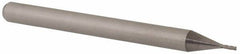 Accupro - 0.024", 0.072" LOC, 1/8" Shank Diam, 1-1/2" OAL, 4 Flute, Solid Carbide Square End Mill - Single End, Uncoated, Spiral Flute, 30° Helix, Centercutting, Right Hand Cut, Right Hand Flute, Series Miniature - USA Tool & Supply