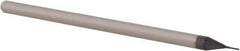 Accupro - 1/64", 0.078" LOC, 1/8" Shank Diam, 2-1/2" OAL, 3 Flute, Solid Carbide Square End Mill - Single End, AlTiN Finish, Spiral Flute, 30° Helix, Centercutting, Right Hand Cut, Right Hand Flute, Series Miniature - USA Tool & Supply