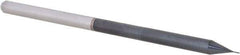 Accupro - 0.01", 0.05" LOC, 1/8" Shank Diam, 2-1/2" OAL, 3 Flute, Solid Carbide Square End Mill - Single End, AlTiN Finish, Spiral Flute, 30° Helix, Centercutting, Right Hand Cut, Right Hand Flute, Series Miniature - USA Tool & Supply