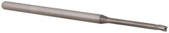 Accupro - 5/64", 0.117" LOC, 1/8" Shank Diam, 2-1/2" OAL, 3 Flute, Solid Carbide Square End Mill - Single End, Uncoated, Spiral Flute, 30° Helix, Centercutting, Right Hand Cut, Right Hand Flute, Series Miniature - USA Tool & Supply
