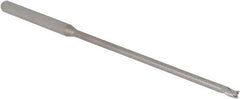 Accupro - 5/64", 0.117" LOC, 1/8" Shank Diam, 3" OAL, 3 Flute, Solid Carbide Square End Mill - Single End, Uncoated, Spiral Flute, 30° Helix, Centercutting, Right Hand Cut, Right Hand Flute, Series Miniature - USA Tool & Supply