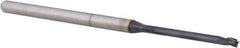 Accupro - 0.075", 0.112" LOC, 1/8" Shank Diam, 2-1/2" OAL, 3 Flute, Solid Carbide Square End Mill - Single End, AlTiN Finish, Spiral Flute, 30° Helix, Centercutting, Right Hand Cut, Right Hand Flute, Series Miniature - USA Tool & Supply